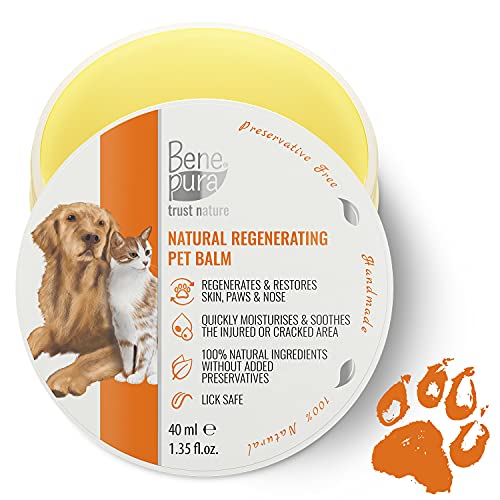 Bálsamo para Mascotas 100% Natural Regenerador - para Patas, Nariz y Piel - para Perros y Gatos 40ml