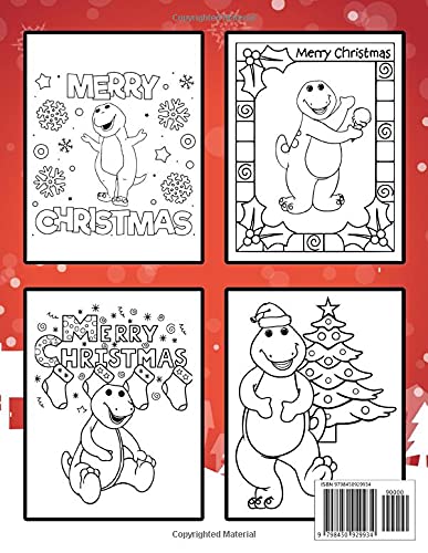 Barney and Friends Christmas Coloring Book: Perfect Coloring Book For Adults and Kids With Incredible Illustrations Of Barney and Friends Christmas For Coloring And Having Fun.