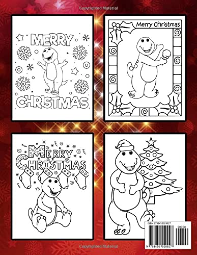 Barney and Friends Christmas Coloring Book: Perfect Coloring Book For Adults and Kids With Incredible Illustrations Of Barney and Friends Christmas For Coloring And Having Fun.