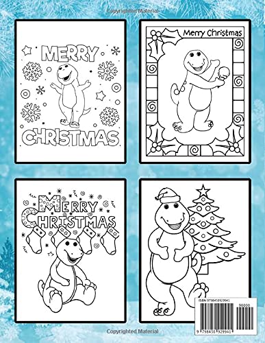 Barney and Friends Christmas Coloring Book: Perfect Coloring Book For Adults and Kids With Incredible Illustrations Of Barney and Friends Christmas For Coloring And Having Fun.
