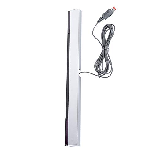 Barra de sensores de Wii con Soporte Barra de sensores con Cable, Barra de sensores de Barra de sensores de Rayos de señal IR, Receptor con Cable Wii Consol para Nintendo Wii para Wii U