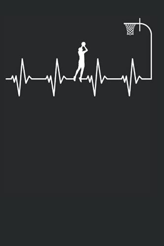 Basketball Journal: Basketball Heartbeat. Basketball Composition Notebook Gift for Basketball Players Coaches Lovers. Wide Ruled Blank Lined paper. ... Book, Workbook. 6x9 120 pages (60 sheets).