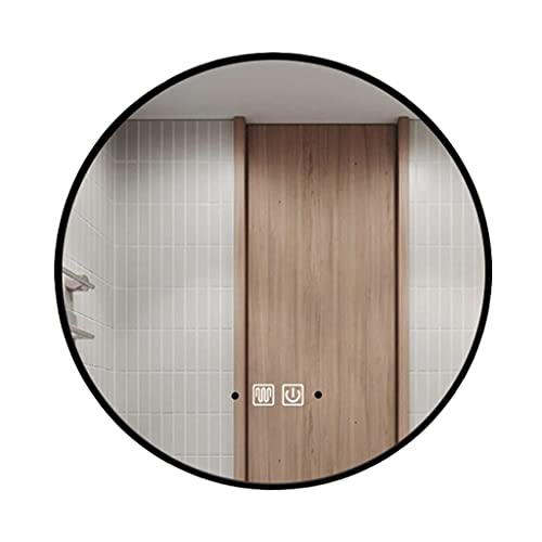 Bathroom Mirror With Illuminated LED Wall Mirror Backlit with Touch Sensor/Dimming/Anti-fog Makeup Mirrors for Vanity Living Room Bedroom(Size:60CM)