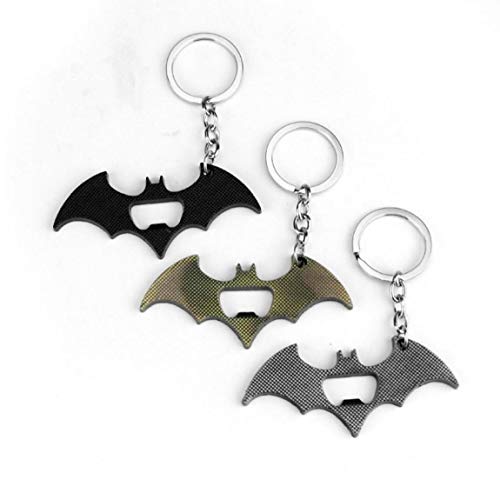 Batman Key Chain Botella de Cerveza abridor multifunción portátil películas de Marvel Avengers Súper Llavero Colgante Heros