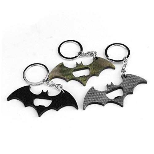 Batman Key Chain Botella de Cerveza abridor multifunción portátil películas de Marvel Avengers Súper Llavero Colgante Heros