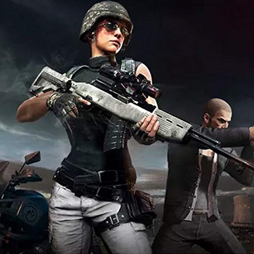 BBYaki PUBG Metal Llavero Colgante, Jedi Supervivencia Gran Escape de Asalto Arma Modelo,Set(14)
