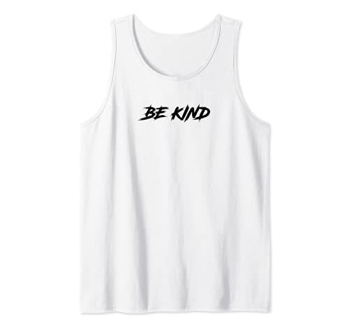 Be Kind - Cita motivacional con bonito color negro Camiseta sin Mangas