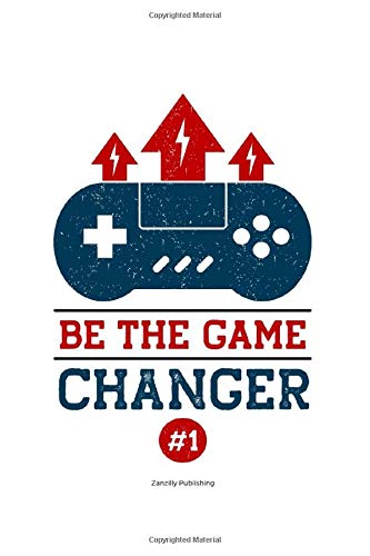 Be The Game Changer: Fun gift for the gaming fan in your life. Measuring 6 x 9 inches, packed with 120 blank sketch pages with plenty of space to write and doodle gaming tips and memories