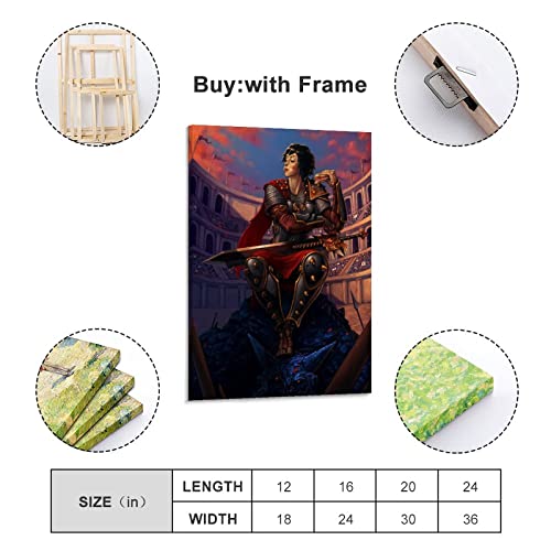 Bellona Smite Art - Póster de lienzo y arte de pared (40 x 60 cm)