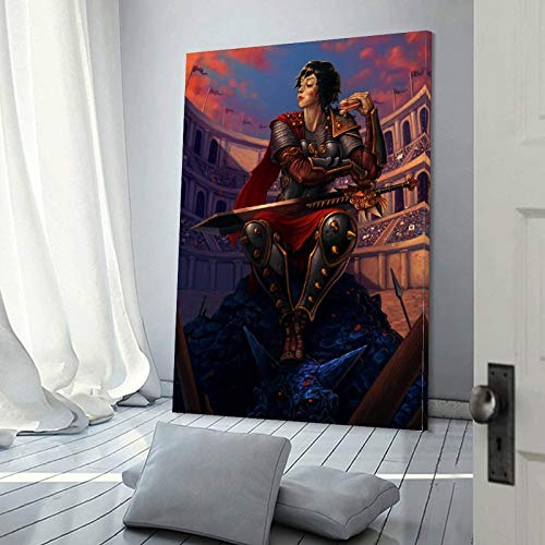 Bellona Smite Art - Póster de lienzo y arte de pared (40 x 60 cm)