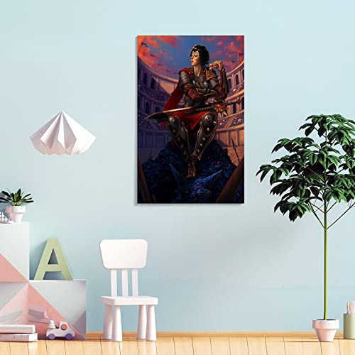 Bellona Smite Art - Póster de lienzo y arte de pared (40 x 60 cm)