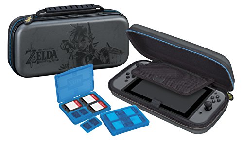 Bigben Interactive Deluxe Travel Case Official "Zelda" - game console parts & accessories (Black, 63 mm, 266 mm, 152 mm, 363 g, Sleeve) [Importación italiana]