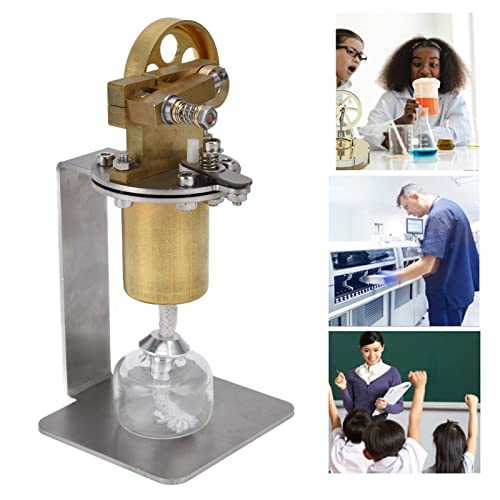 BJH Mini Steam Engine Desktop Mechanical Stirling Engine Model for Physical Science Experiment Education