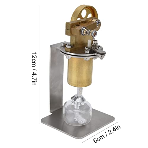 BJH Mini Steam Engine Desktop Mechanical Stirling Engine Model for Physical Science Experiment Education