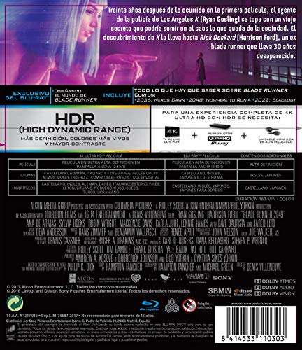 Blade Runner 2049 (4K UHD + BD) [Blu-ray]