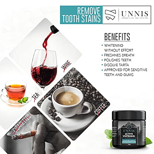 Blanqueador Dental Profesional Carbon Activado Polvo para Dientes Blancos Pasta de Dientes Blanqueante Carbon Activo Coco Polvo Blanqueamiento Dental Activated Charcoal Teeth Whitening Powder