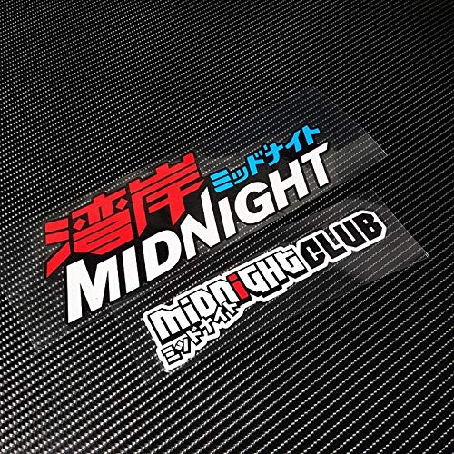 BLOUR G116 Midnight Club Modifica Auto giapponese JDM Street Racing Adesivi per Auto e Decalcomanie Adesivi per Porte Auto impermeabili