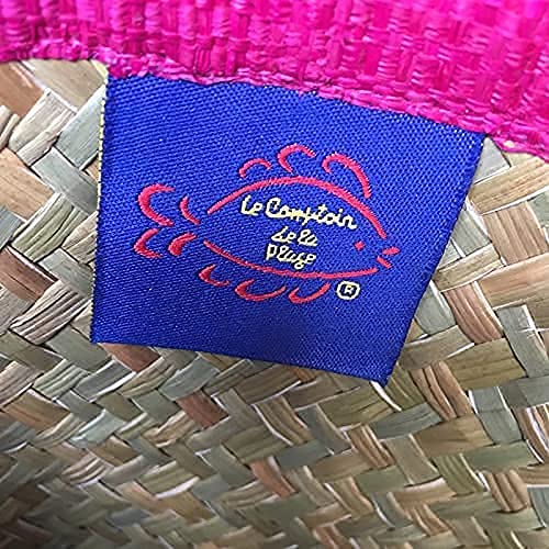 Bolso de Playa, Bolso de Compras de Vacaciones para Mujer, Bolso de Verano Fibra natural,Bolso Chic Bohemia para Mujer Bolsos de Mano de Verano Playa con Asas de cuero (azul)