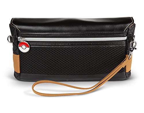 Bolso estuche para Nintendo Switch o Nintendo Switch Lite y para accesorios, diseño de Pikachu y Eevee de Pokémon