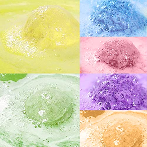 Bombas de Baño,Set de Regalo de Bomba de Baño de 12 Piezas,Sales de Baño Naturales Spa Relajantes, Espuma Bolas de Baño Efervescentes para Madre, Hombre, Niños, Novia