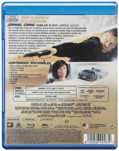 Bond: Quantum Of Solace [Blu-ray]