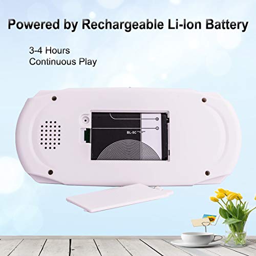 Bornkid Consola de Juegos de Mano de 16 bits para Niños y Adultos con 100 Juegos de Video Rompecabezas de Alta Definición Incorporados 3.0 '' Seniors de Pantalla Grandes Juegos de Mano Electrónicos