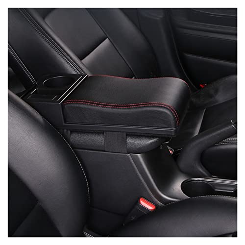 Boutique Aizhen Ajuste for el cojín de la caza del cazador de codisqueadores del codo del codo Caja de almacenamiento de la caja de almacenamiento del brazo automático Ajuste for el 95% del vehículo c