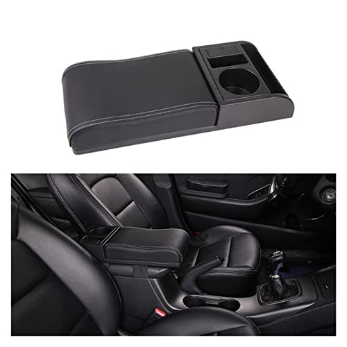 Boutique Aizhen Ajuste for el cojín de la caza del cazador de codisqueadores del codo del codo Caja de almacenamiento de la caja de almacenamiento del brazo automático Ajuste for el 95% del vehículo c