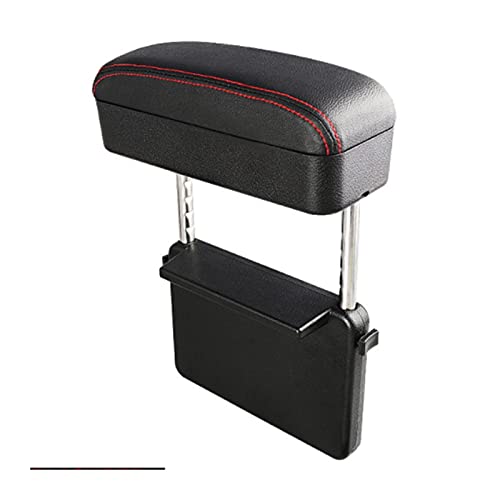 Boutique Aizhen Caja de reposabrazos de codo Soporte de codo Centro Ajustable ARM ARM DE ARM DE ARM DE COCHE DE AUTOS AUTOMÓVILES AUTOS APAGO Organizador Brazo Rest Box Pad ( Color Name : Black red )