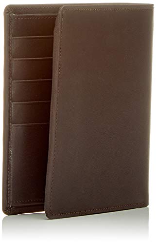 BREE Collection - Oxford Slg New 137, Dark Brown, Com. Pu, Carteras Hombre, Marrón (Dark Brown), 2x10.5x10.5 cm (B x H T)