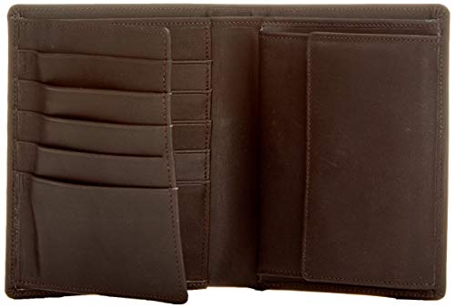 BREE Collection - Oxford Slg New 137, Dark Brown, Com. Pu, Carteras Hombre, Marrón (Dark Brown), 2x10.5x10.5 cm (B x H T)