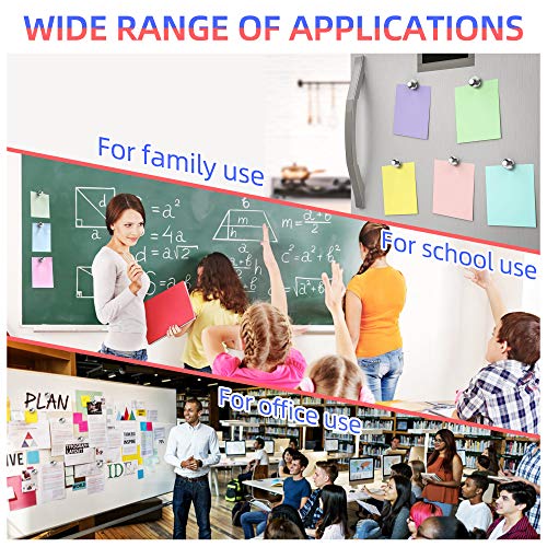 BUSATIA Imán 36 piezas, Imanes de Neodimio con Caja de Almacenamiento, N52 Potentes Imanes de 12x16mm para Pizarra Tablero Magnético Refrigerador Mini Imán Portátil