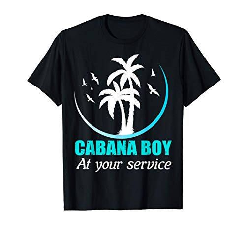 Cabana Boy At Your Service Tees Camiseta