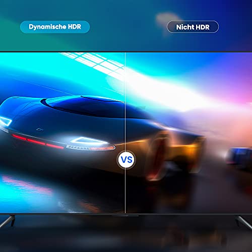 Cable HDMI 2.1 2 m, 8 K, alta velocidad, 48 Gbps, conectores chapados en oro, UHD 8K @60HZ&4K @120HZ, 4:4:4, HDR10+ 7680 * 4320, compatible con eARC HDCP 2.3, PS5, PS4, HDTV, PC (Rojo, 2meter)