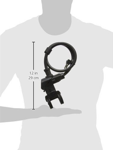 Cadenas integradas de alta resistencia Squire (Mako cn8/900) - Cerradura de tambor de 5 pines - Cerradura de cable de acero blindado resistente a la intemperie - Cerradura de cadena flexible y a prueba de manipulaciones para uso general (900 mm)
