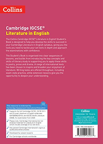 Cambridge IGCSE™ Literature in English Student’s Book (Collins Cambridge IGCSE™)