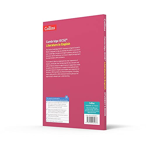 Cambridge IGCSE™ Literature in English Student’s Book (Collins Cambridge IGCSE™)
