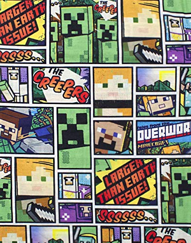 Camiseta de Minecraft Overworld Steve Creeper Camiseta de Manga Corta para niños