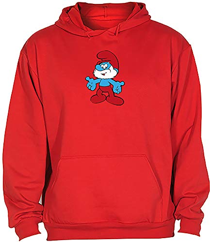 Camisetas EGB Sudadera Papá Pitufo Adulto/Niño ochenteras 80´s Retro (3-4 años, Rojo)
