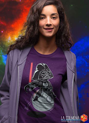 Camisetas La Colmena,154-Parodia Bouncy Star - (by Fernando Sala Soler) (S, Radian Purple)