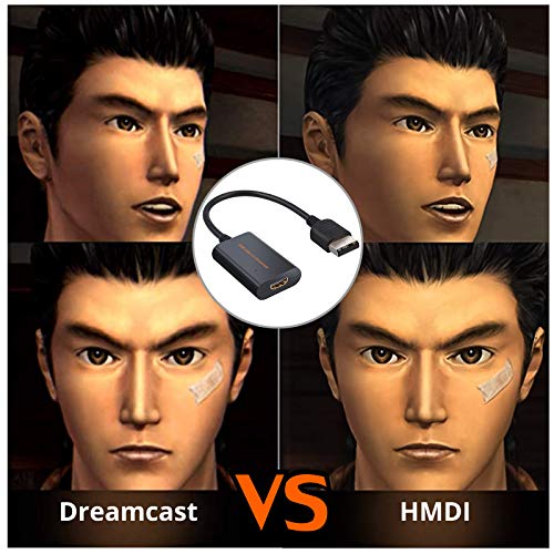CAMWAY Cable HDMI para Sega Dreamcast DC Consola Plug and Play Sega Dreamcast a HDMI Convertidor Adaptador
