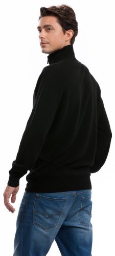 Cardigan para Hombre - 100% Cashmere - by Citizen Cashmere (Negro), XXL (42 103-02-05)