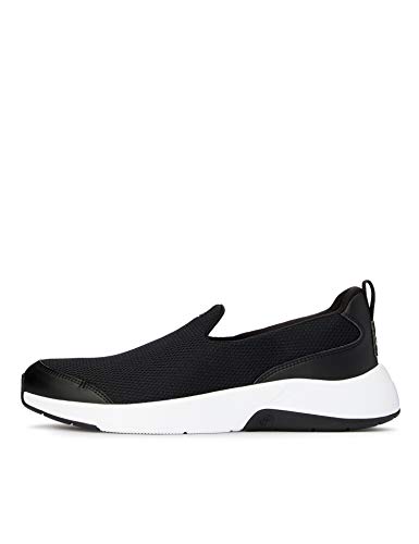 CARE OF by PUMA Slip on Runner Low-Top Sneakers, Negro (Black-White), 43 EU