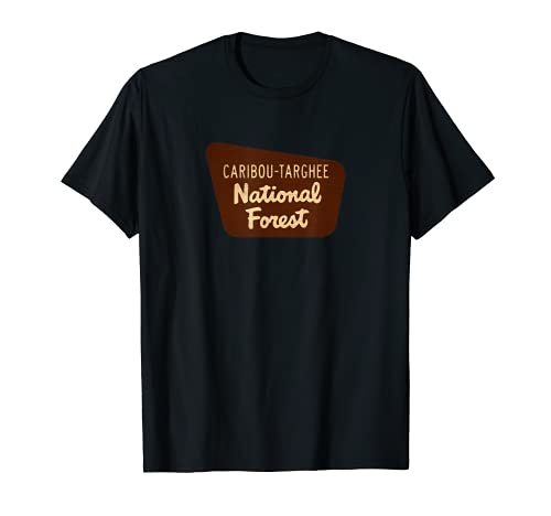 Caribou Targhee National Forest Idaho Wyoming ID WY recuerdo Camiseta