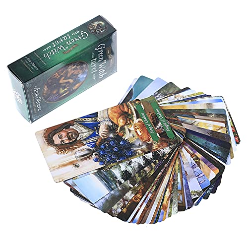 Cartas del Tarot de la Bruja Verde,The Green Witch Tarot Cards,Tarot Deck,Board Game
