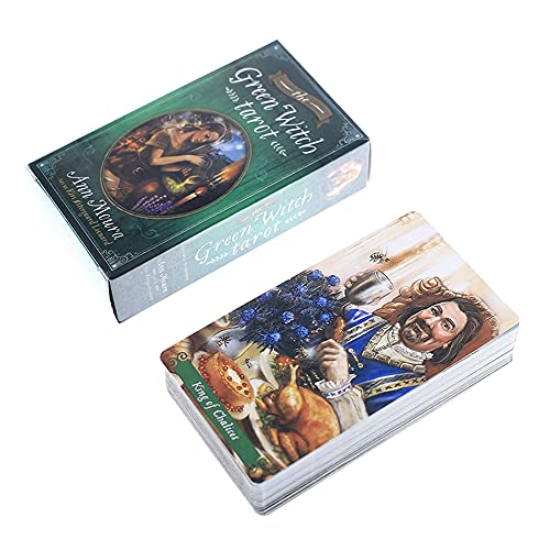 Cartas del Tarot de la Bruja Verde,The Green Witch Tarot Cards,Tarot Deck,Board Game