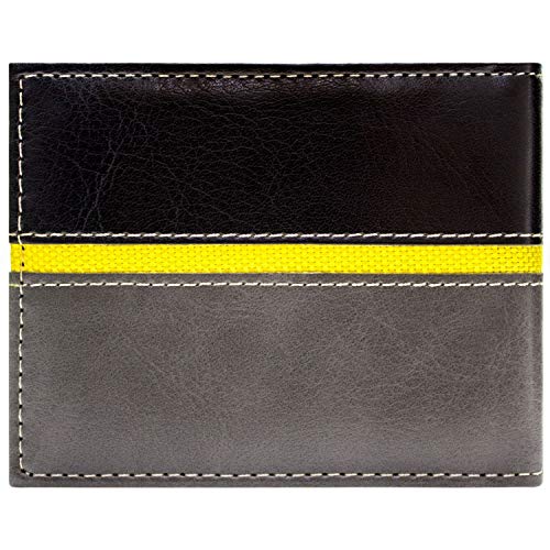 Cartera de Warner Harry Potter Escudo de Hufflepuff Gris
