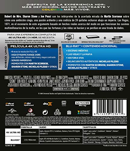 Casino (4K Ultra HD + BD) [Blu-ray]