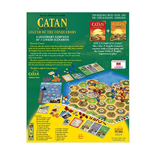 Catan: Legend to The Conquerors (Cities and Knights Scenario) - English