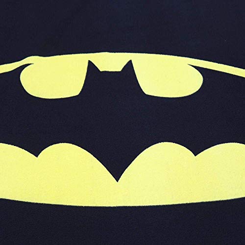 Cerdá 2200003935 Toalla Polyester Batman, Poliéster, Negro, 70x140cm